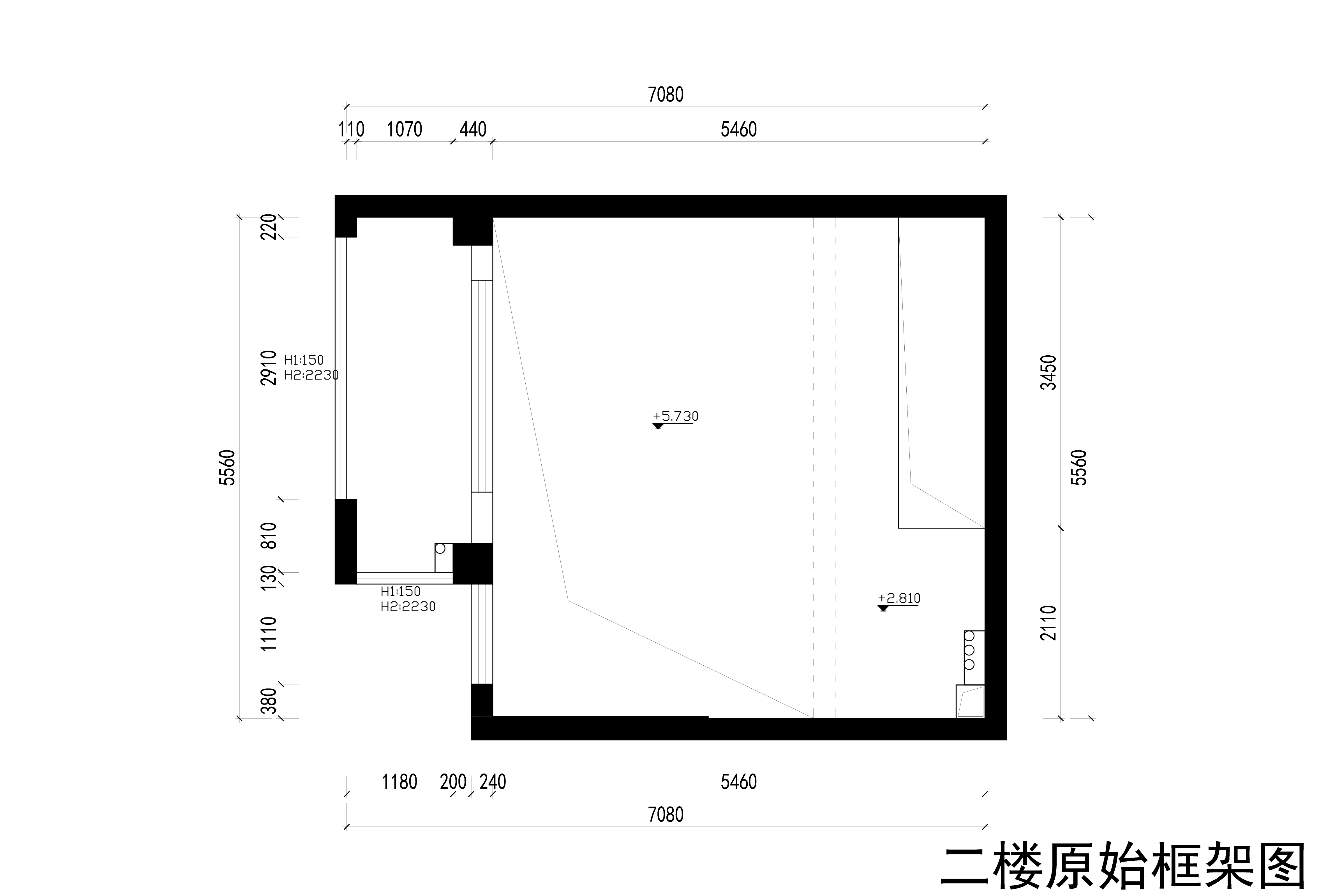 二樓原始框架圖